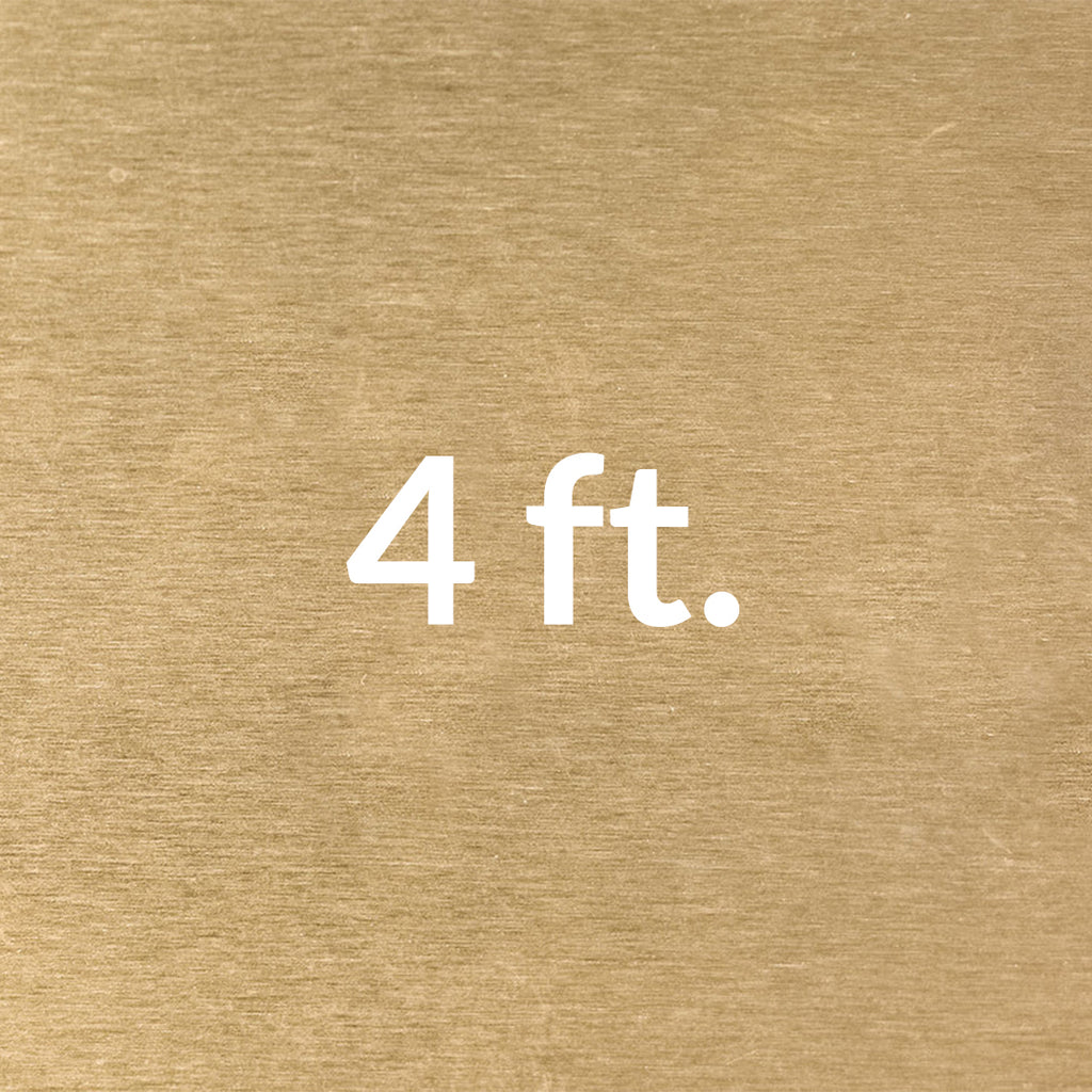 Architectural Swiss Rod Track (Brass)