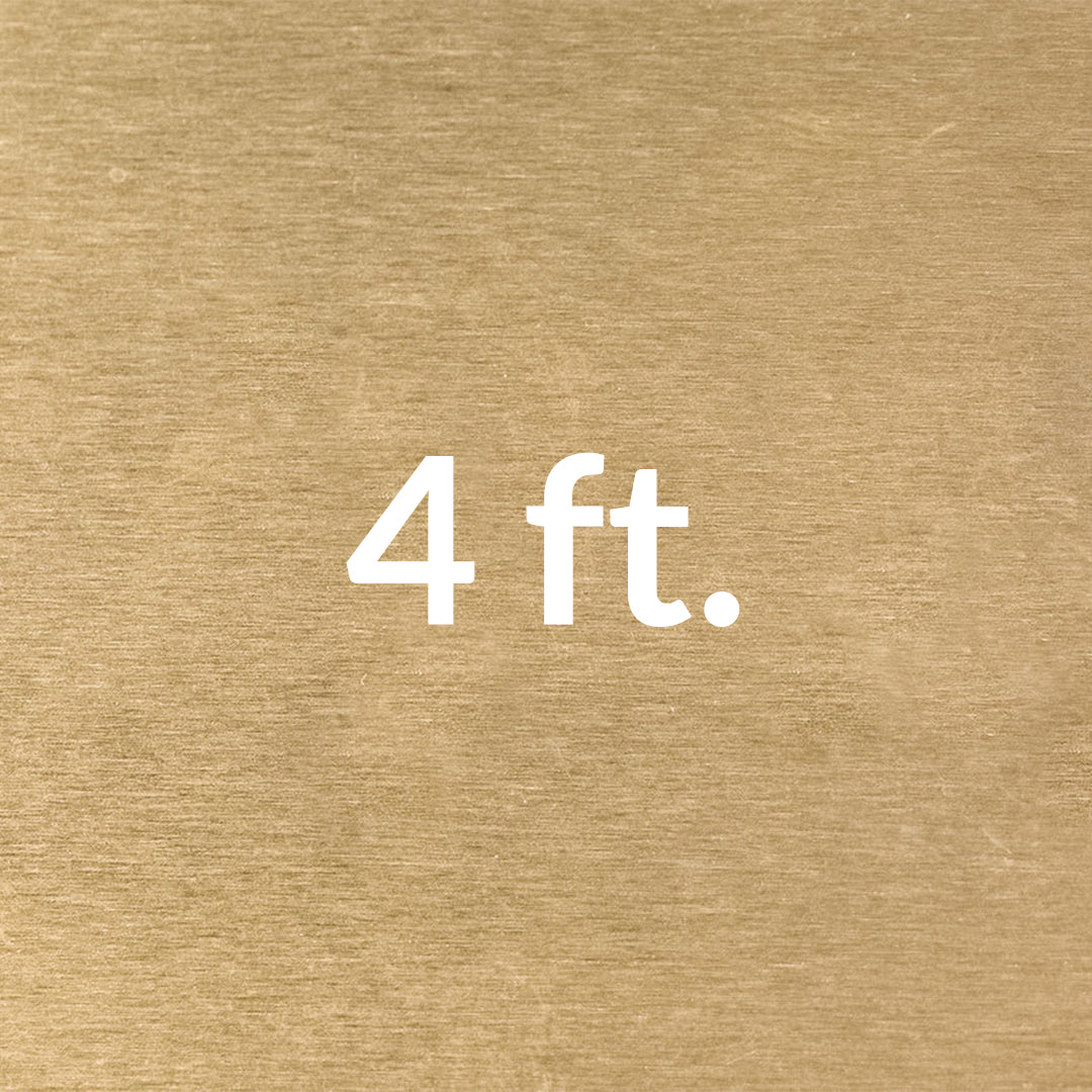 Architectural Swiss Rod Track (Brass)