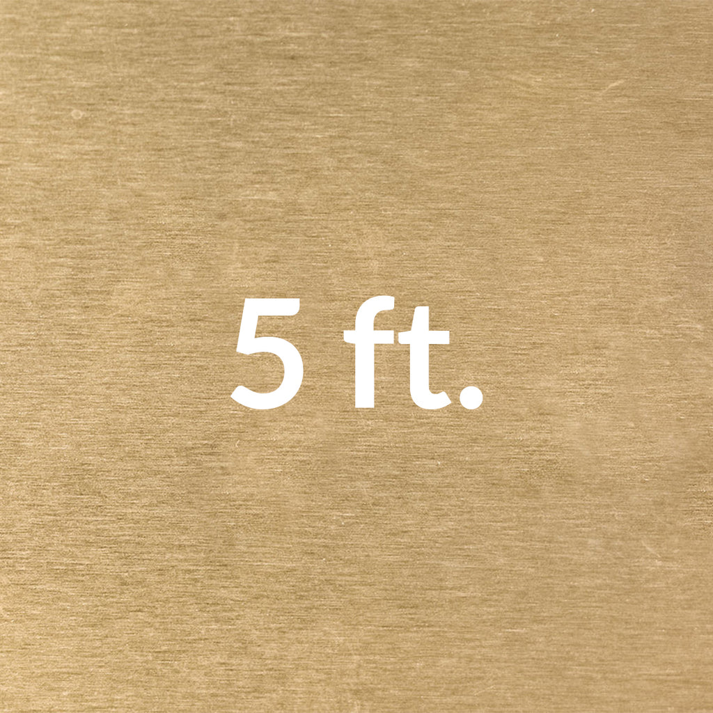Architectural Swiss Rod Track (Brass)