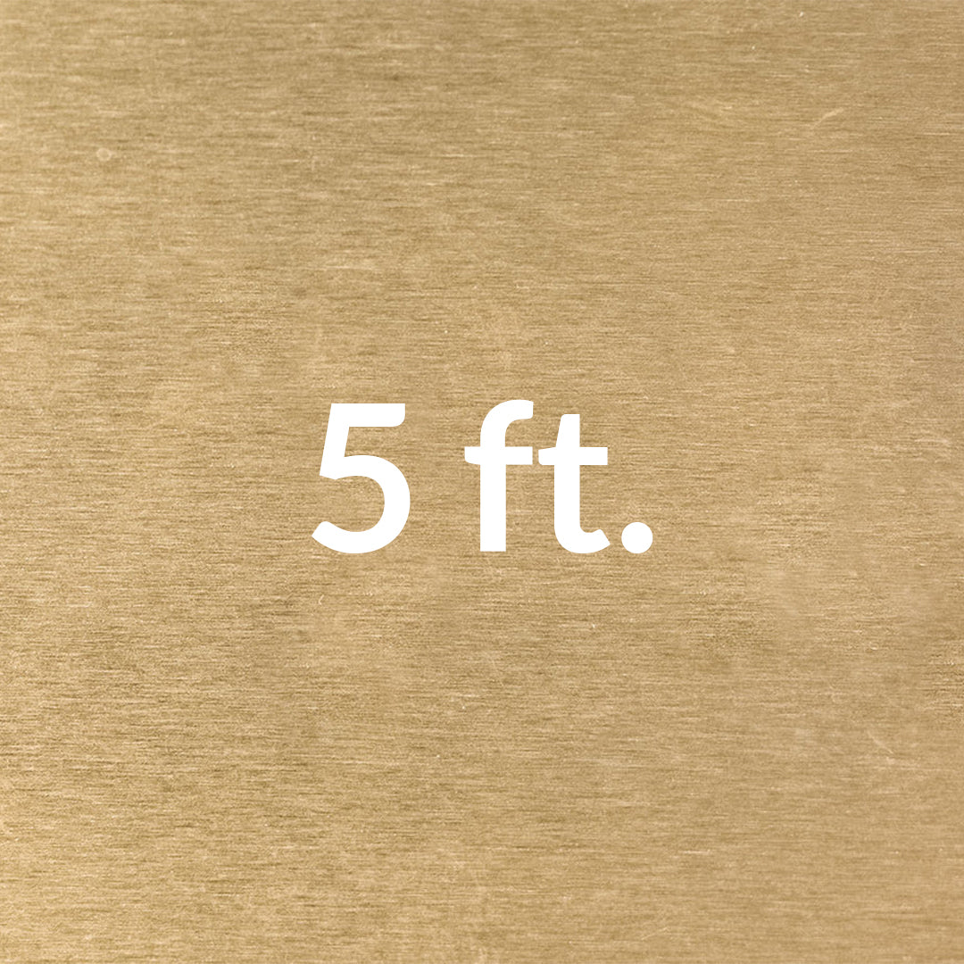 Architectural Swiss Rod Track (Brass)