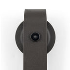 dark bronze classic flat track hanger closeup