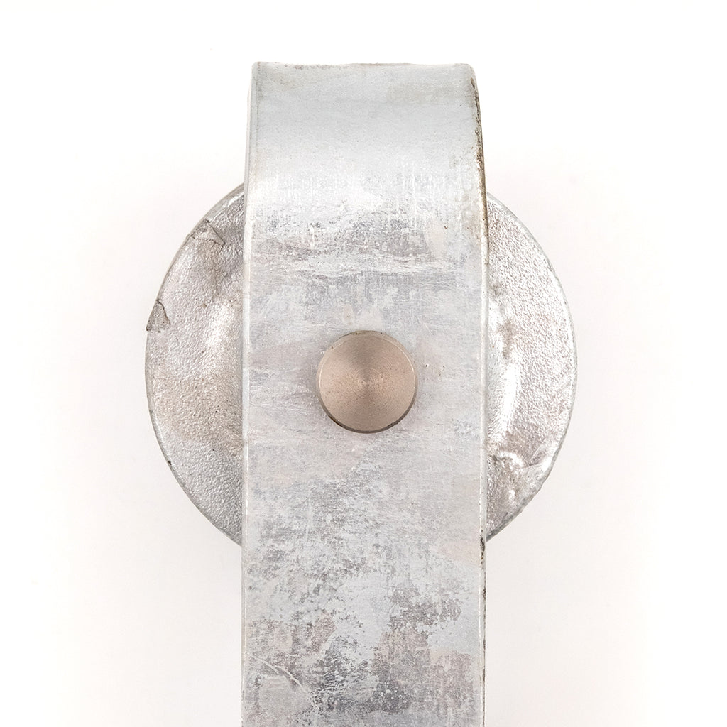 Galvanized Exterior Barn Door Hardware Kit