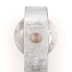 Galvanized Exterior Barn Door Hardware Kit