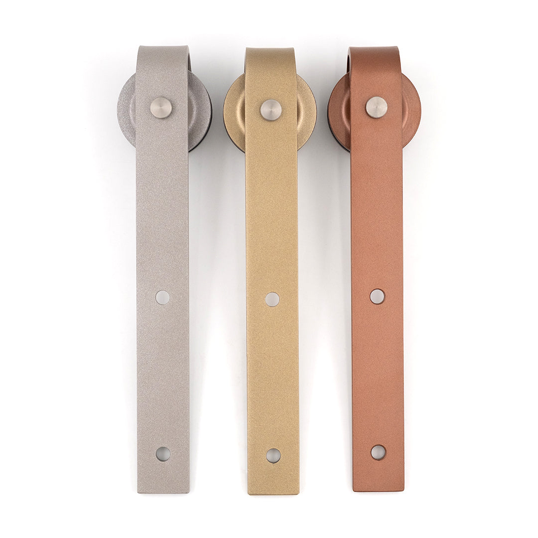 Metallic Sliding Barn Door Hardware Kit