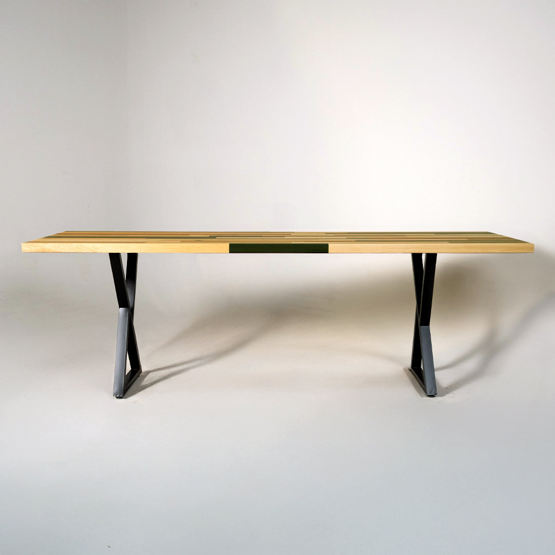 side angle view of Palomino tabletop 