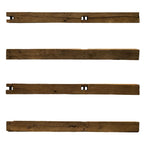 Heritage Series Circle Sawn Reclaimed Wood Fireplace Mantel A