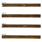 Heritage Series Circle Sawn Reclaimed Wood Fireplace Mantel A