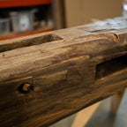 Heritage Series Hand Hewn Fireplace Mantel D