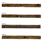 Heritage Series Hand Hewn Fireplace Mantel H