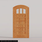 Rialto arched door in Cherry with Matching Arched Casing.
