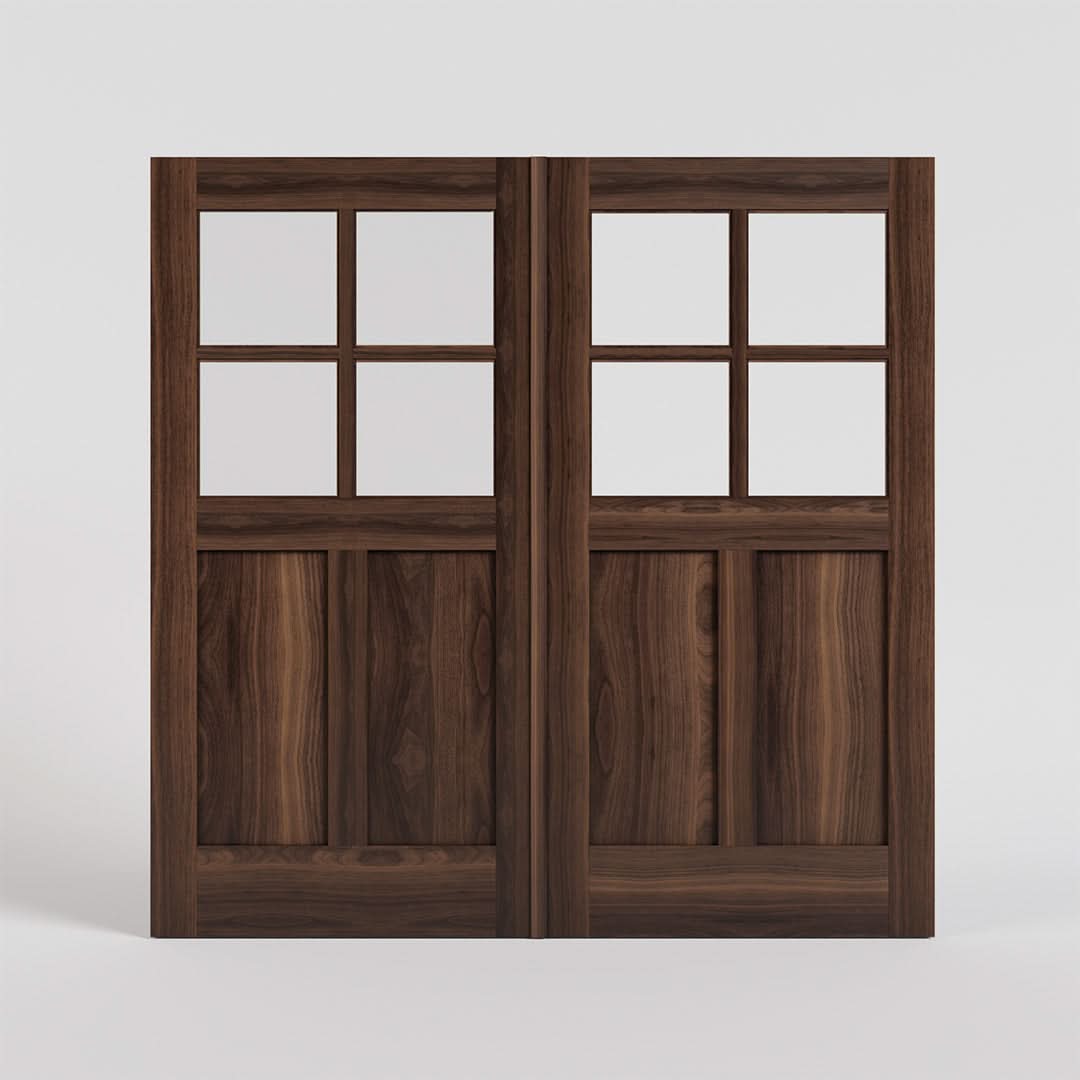 Bellingham Carriage Style Garage Doors with Glass