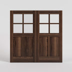 Bellingham Carriage Style Garage Doors with for glass panes