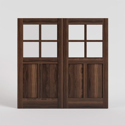 Bellingham Carriage Style Garage Doors with for glass panes