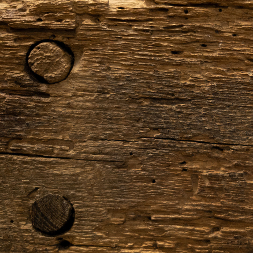 Reclaimed Solid Wood Mantel Details