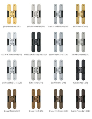 Tectus Concealed Invisible Door Hinge