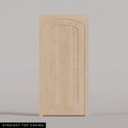 Tivoli arched door in Maple with Straight Top Casing.