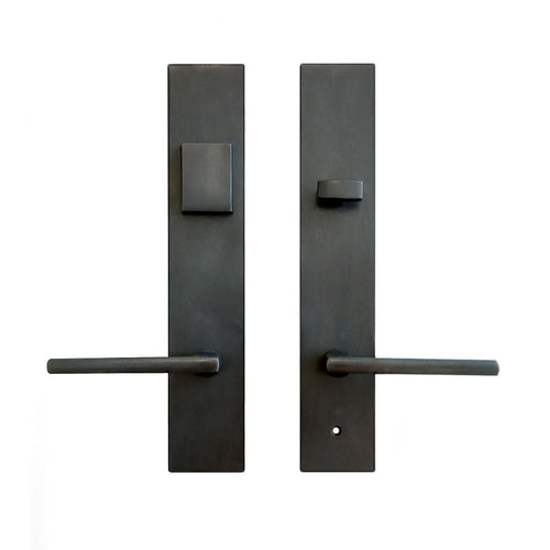 Urban Bronze Front Door Handle 13" with Apollo Lever