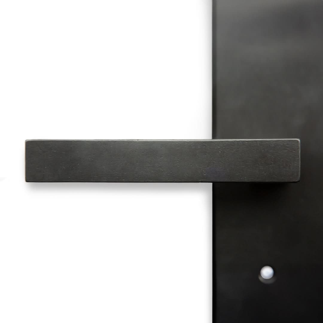Urban Bronze Interior Door Passage Handle meridian lever front view
