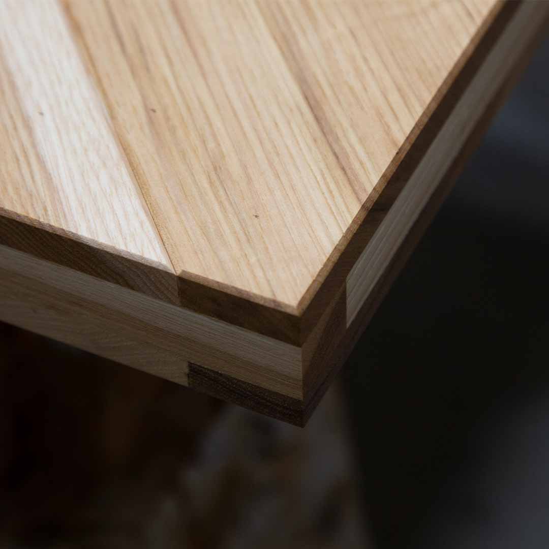 Chevron Point Mid Century Modern Door by RealCraft