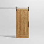Mid-Century Modern Center Bar Interior Barn Door