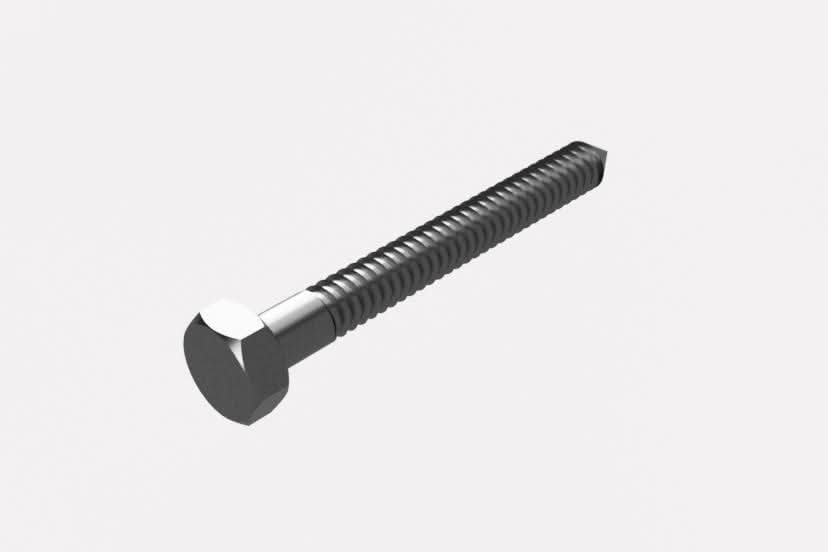 5" lag bolts flat track kit stainless steel