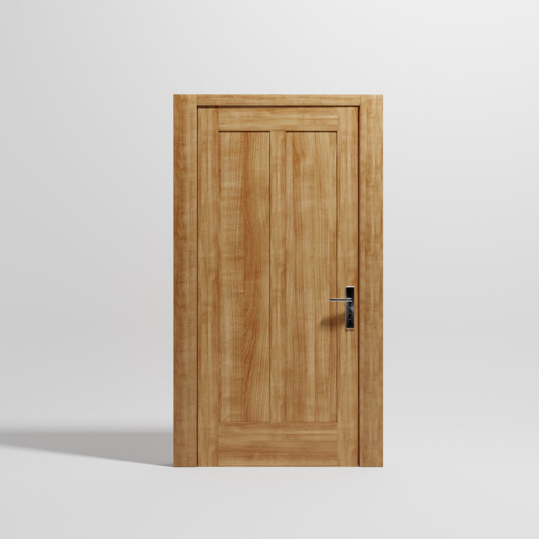 plain interior wood door