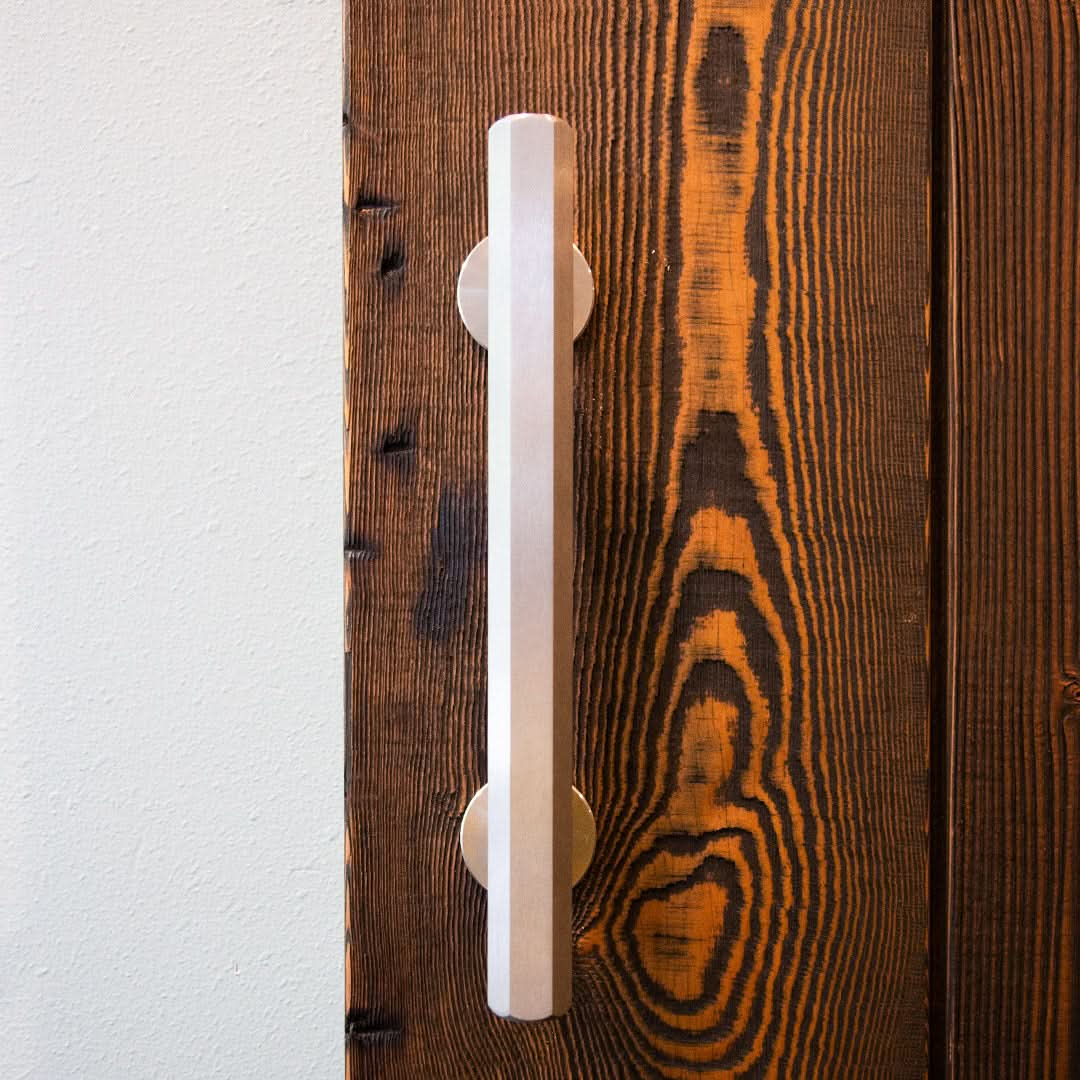 Hex Bar Modern Barn Door Handles