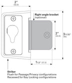 Barn Door Strike For CL400 / CL400 ADA - RealCraft