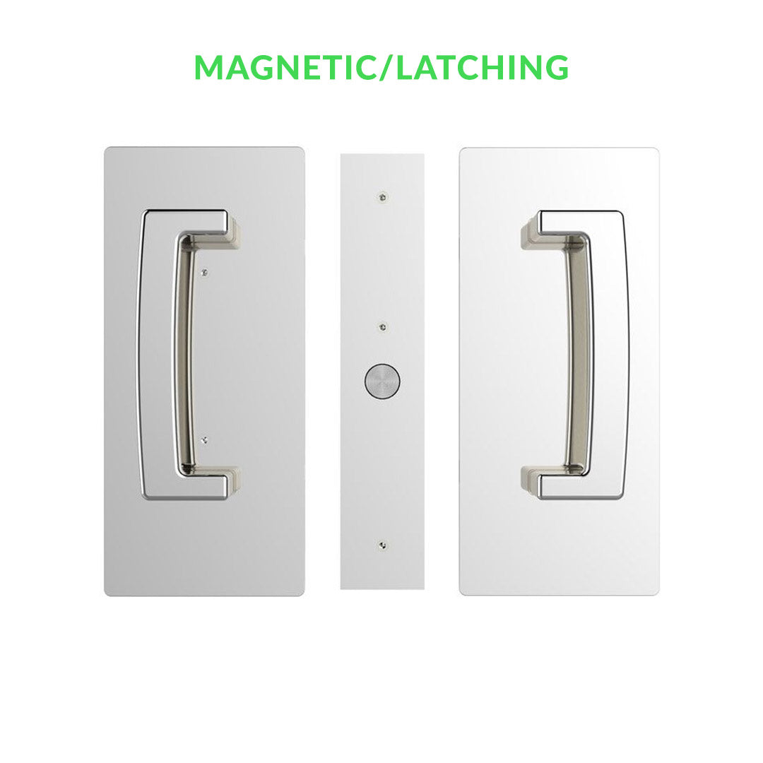 CL400 ADA Magnetic Passage Barn Door &amp; Sliding Hardware Handle - Latching