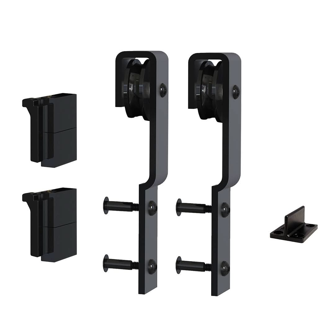 Cavity Sliders Barn Door Hangers & End Stops Pack