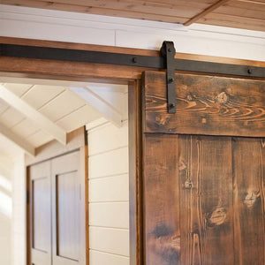  Classic Flat Track Sliding Barn Door Hardware