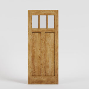 Craftsman Triple Lite Front Door With Window