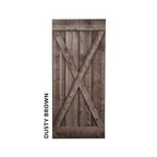 Dusty Brown farmhouse barn door