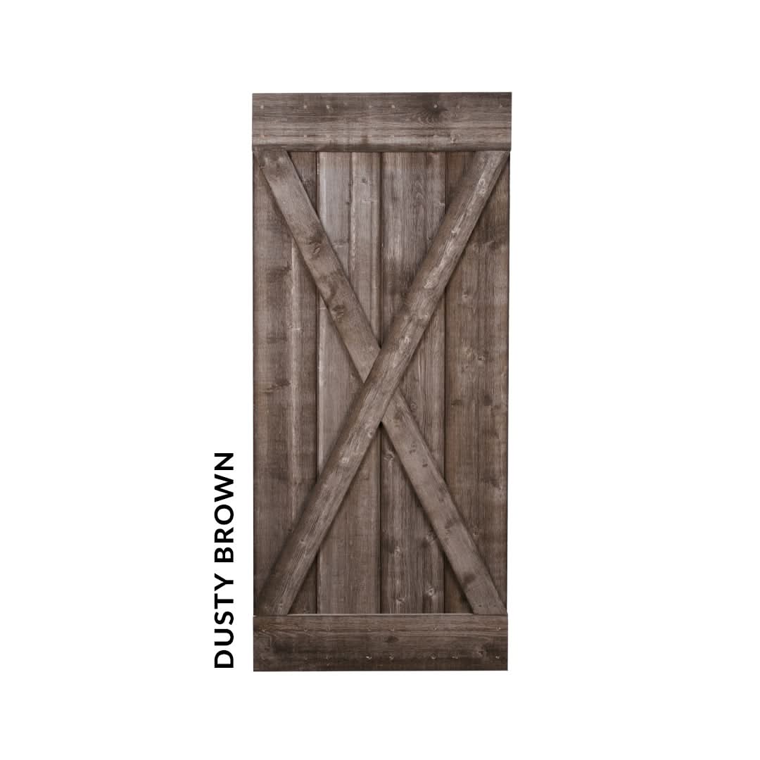 Dusty Brown farmhouse barn door