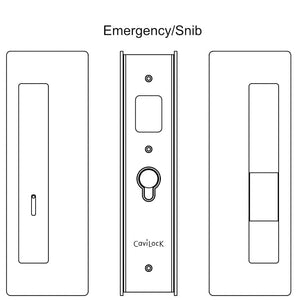 CL400 Magnetic Sliding Barn Door Lock & Pocket Door Privacy Lock