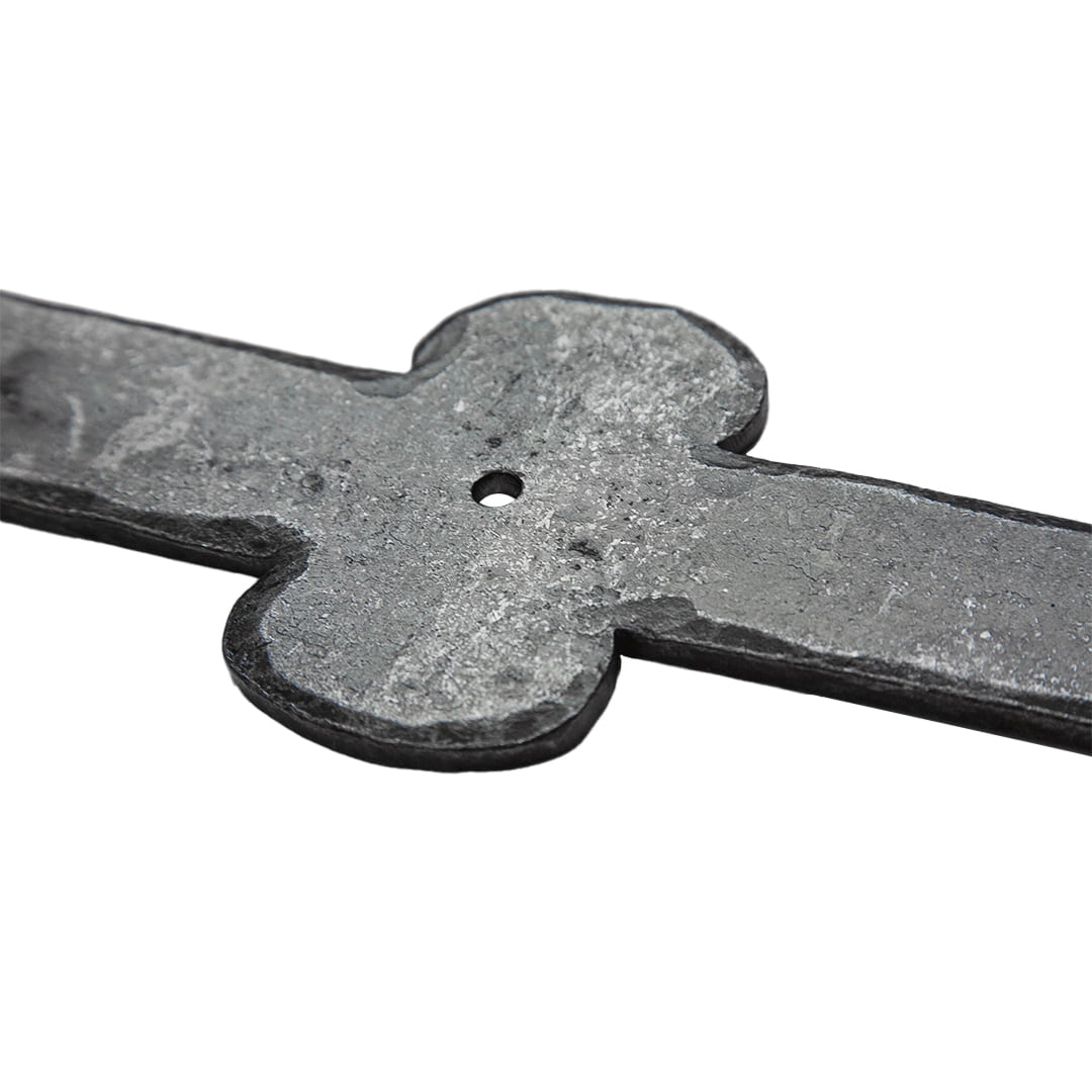 Hammered Decorative English Strap Hinge by RealCraft