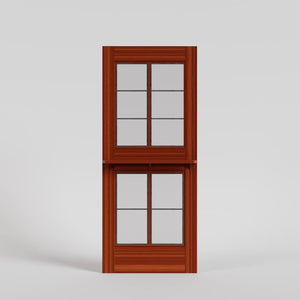 Double Glass Dutch Door