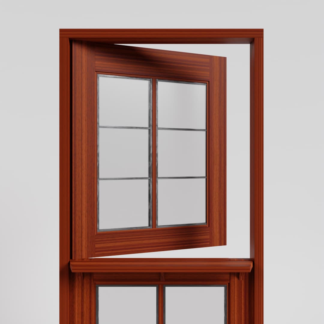 Solid Wood Mahogany Dutch Door