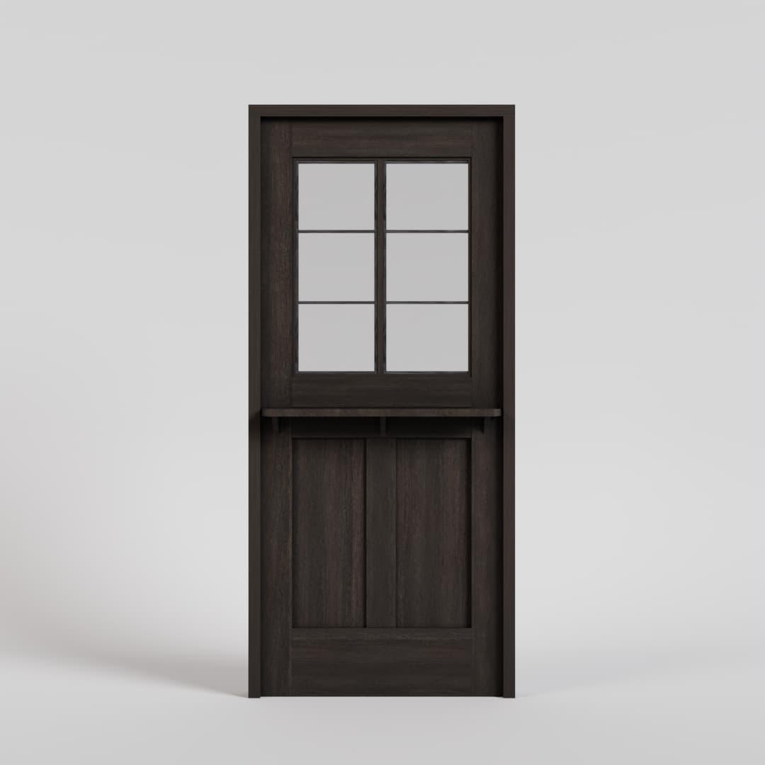 exterior dutch door with frame