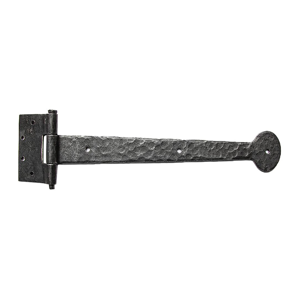 Black Hammered Hardware - 6-3/4 Black Strap Hinge
