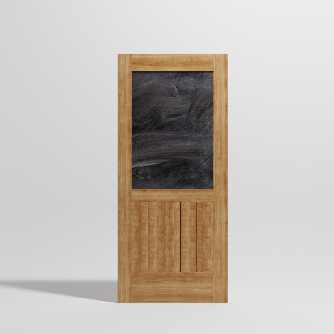 High Panel Blackboard Swinging Barn Door design by RealCraft