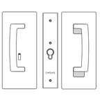 CL400 ADA Magnetic Privacy Lock For Sliding Door & Pocket Door Handles