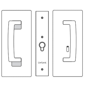 CL400 ADA Magnetic Privacy Lock For Sliding Door & Pocket Door Handles