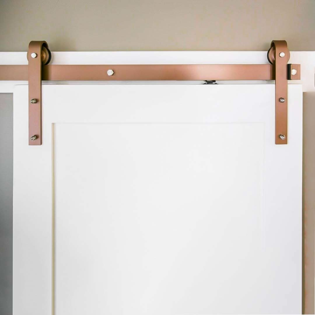 Metallic Sliding Barn Door Hardware - Sliding Barn Door Hardware by RealCraft