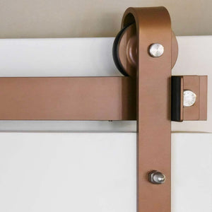 Metallic Sliding Barn Door Hardware - Sliding Barn Door Hardware by RealCraft