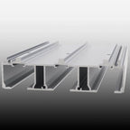Low Profile Sliding Door Track - Triple Track for doors 1-3/4" thick