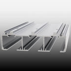 Low Profile Sliding Door Track - Triple Track for doors 1-3/8" thick