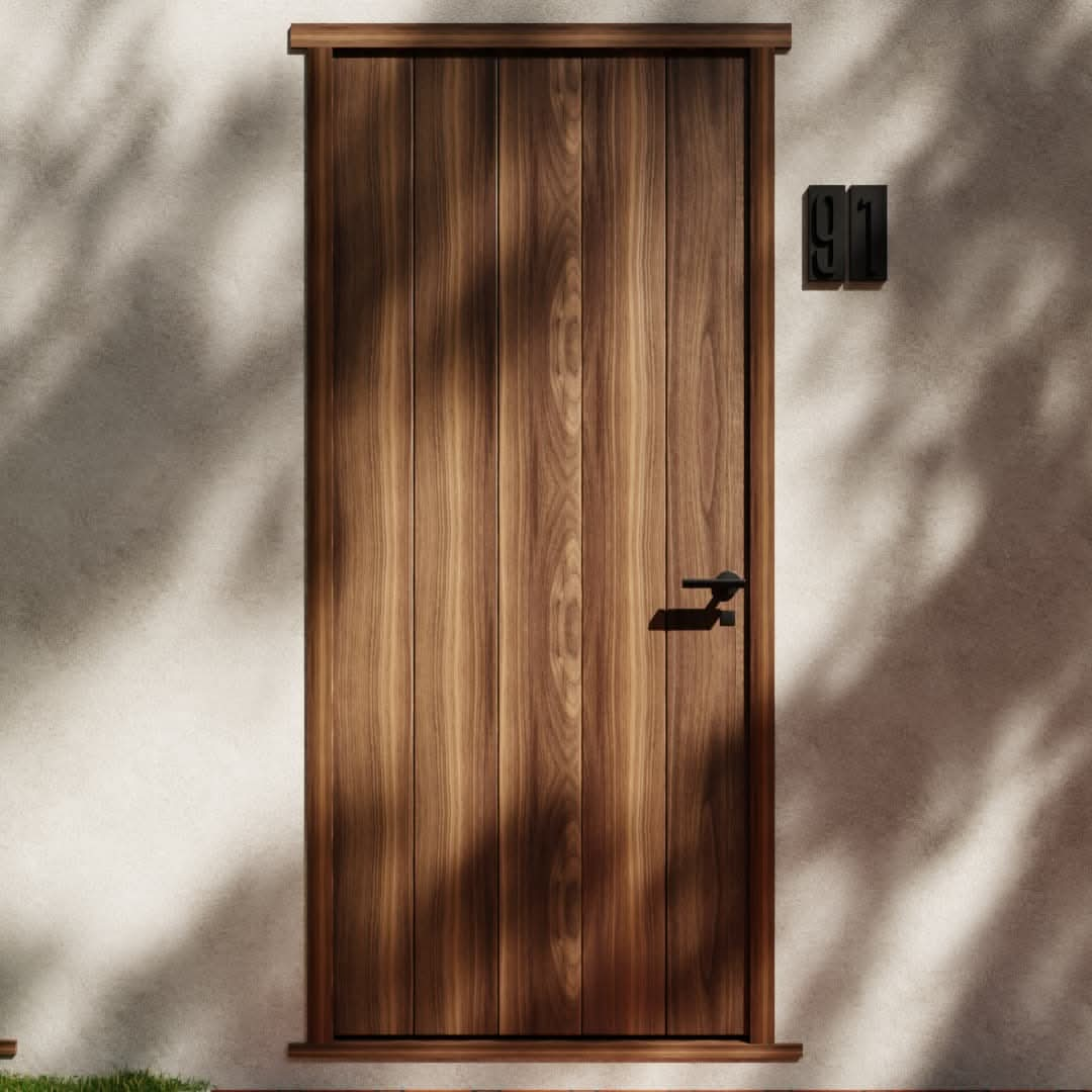 Rancher True Plank Solid Core Exterior Door