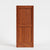 Sapele Mahogany Shaker Double Panel Solid Core Exterior Door