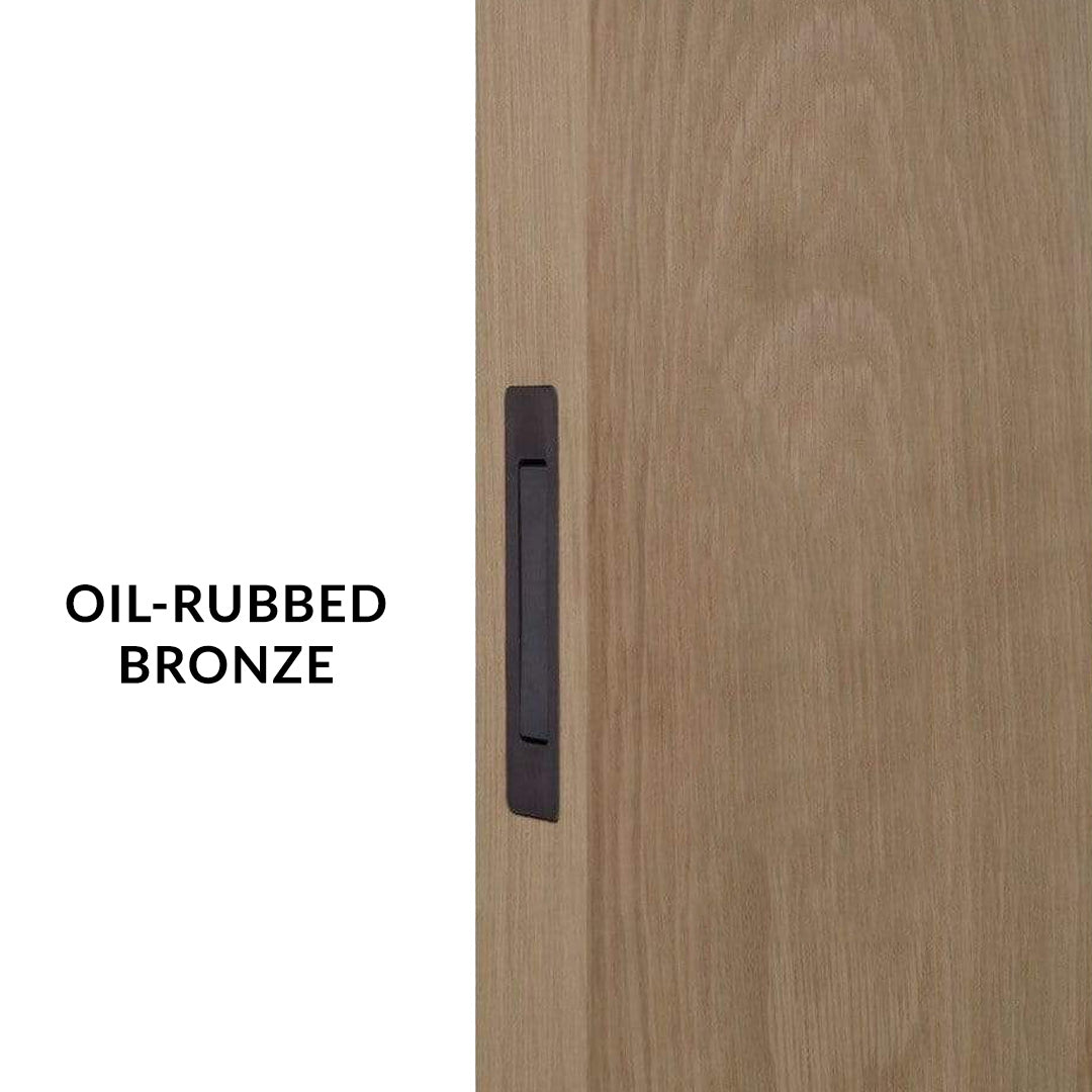oil-rubbed bronze Timber Edge Pocket Door Handle by realcraft